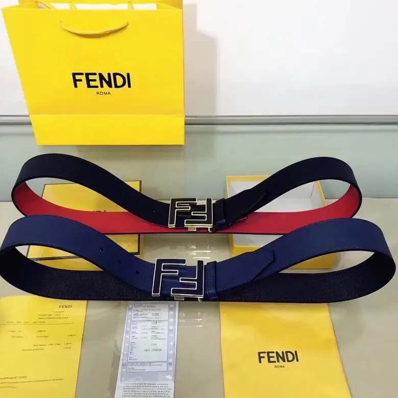 Fendi Belt 38mmX95-125cm 7D47